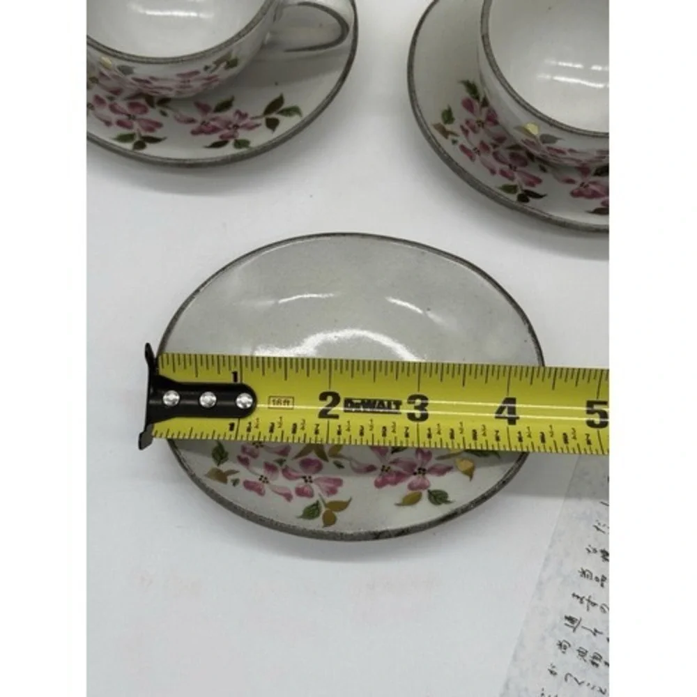 Japanese Vintage Tea Cup China Set Of 5 Cups New In Box Tea Party Set